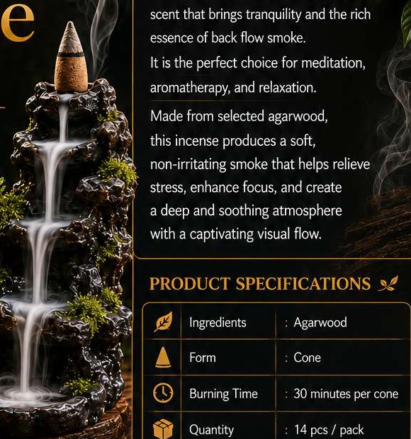 D’Opener In-Sense Incense Backflow experience
